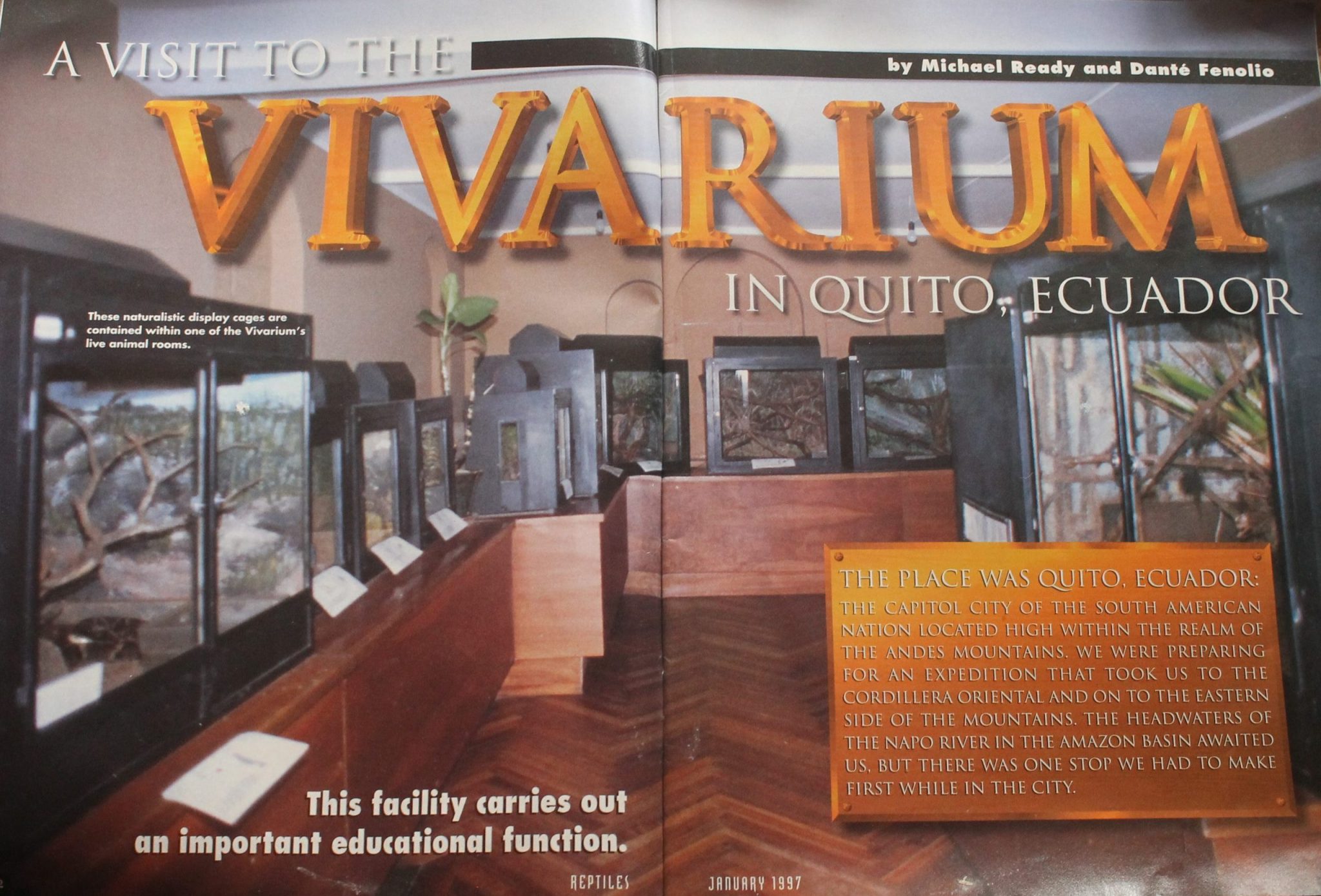 Historia Vivarium de Quito